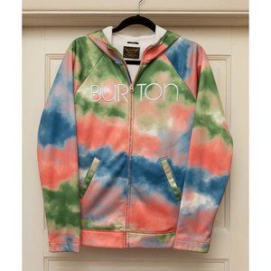 Burton WB Peak Fleece Hoodie Watercolor Tie Dye